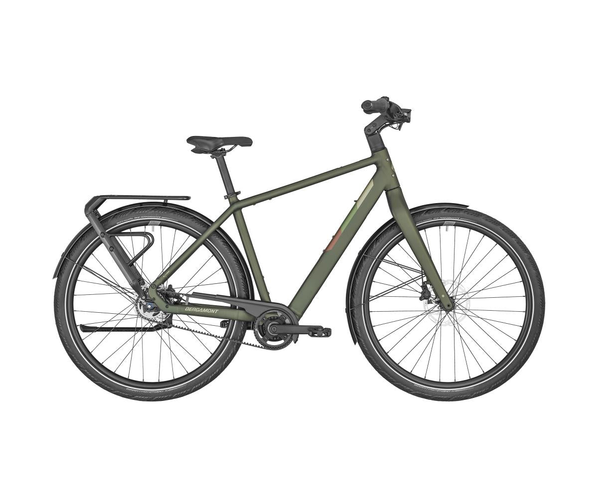 Elcykel Bergamont Herr E-Vitess Expert Gent matt khaki green