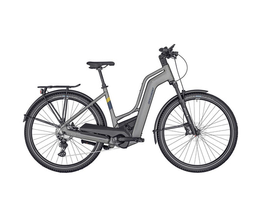 Elcykel Bergamont Dam E-Horizon Premium SUV Amsterdam matt chrome silver