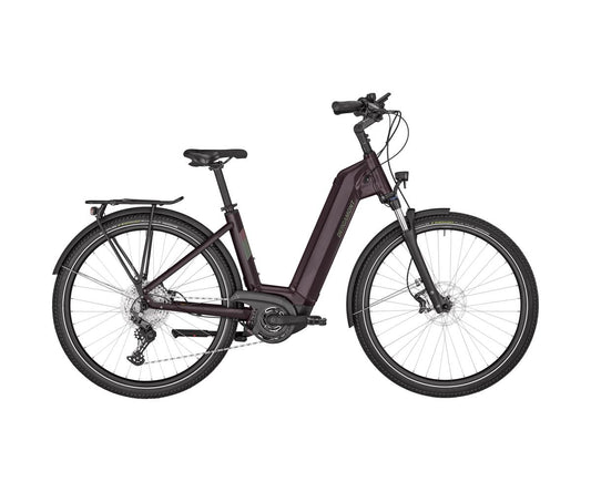 Elcykel Bergamont Unisex E-Horizon Expert 6 Wave plum shiny rosso black