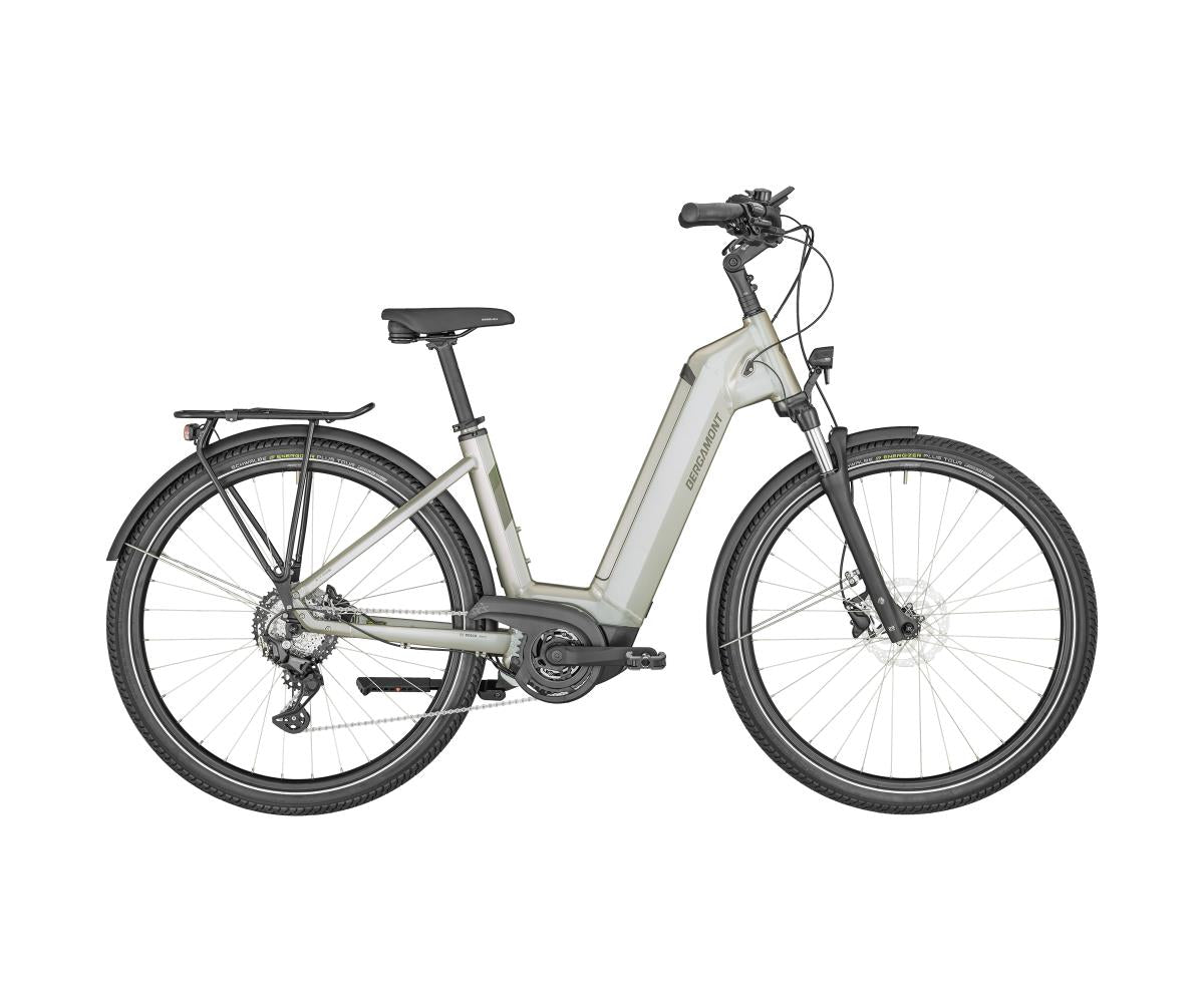 Elcykel Bergamont Unisex E-Horizon Sport 6 Wave shiny creme silver