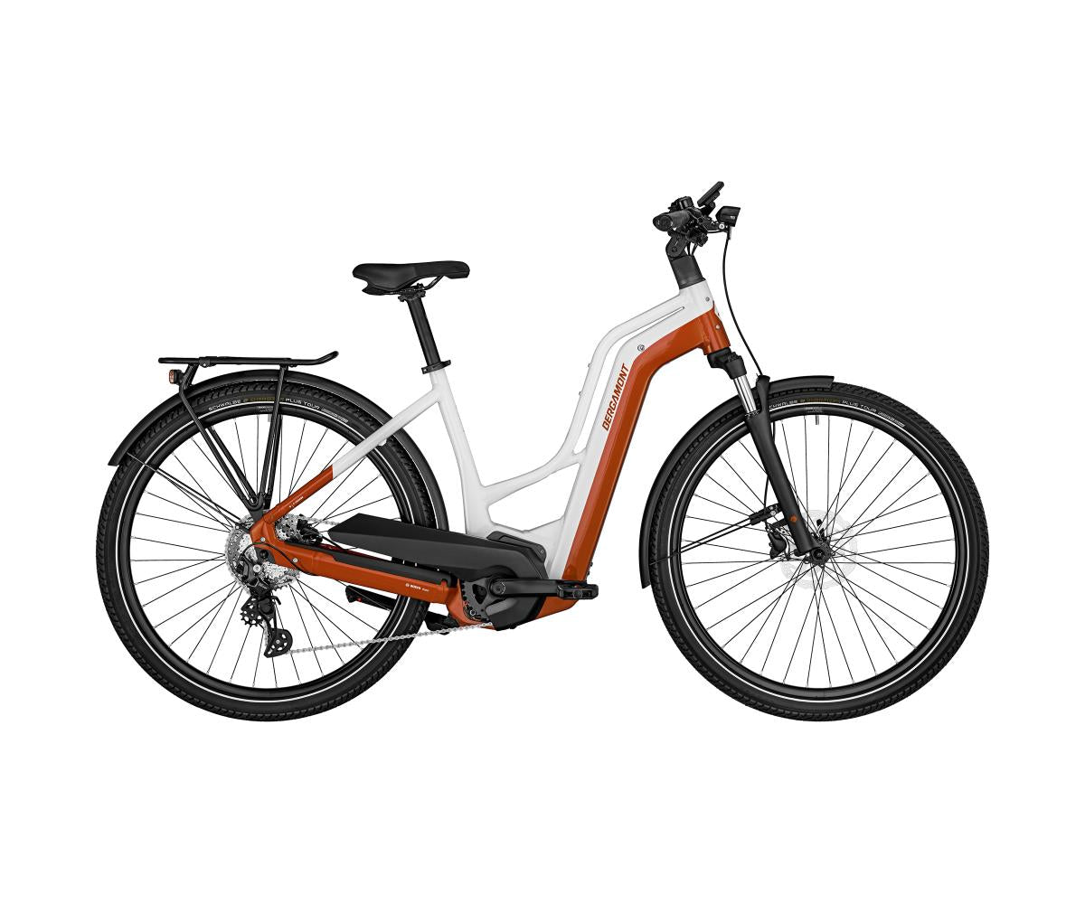 Elcykel Bergamont Dam E-Horizon Edition LTD Amsterdam shiny white/orange