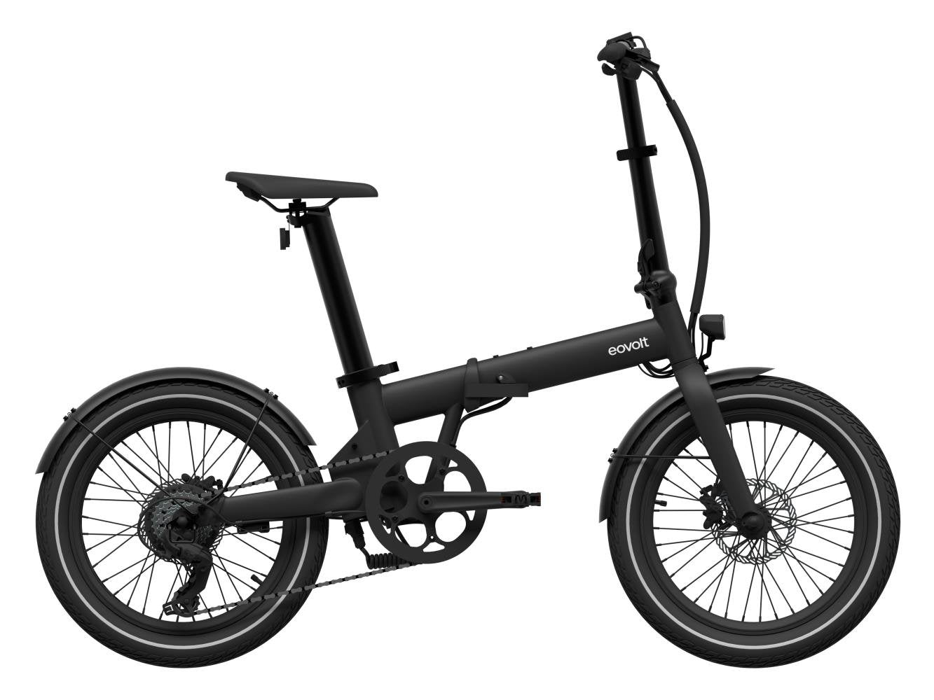 Hopfällbar Elcykel Eovolt Afternoon Onyx Black 20"